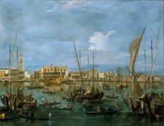 Картина Венеция со стороны дока Святого Марка, Франческо Гварди